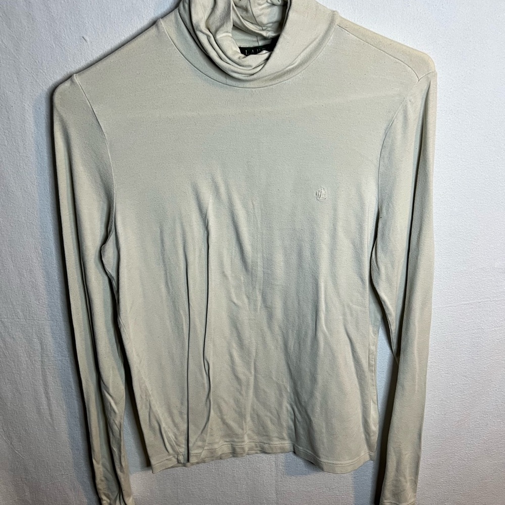 Ralph Lauren Cream Turtleneck Sweater